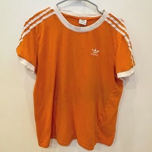 Adidas orange sport shirt